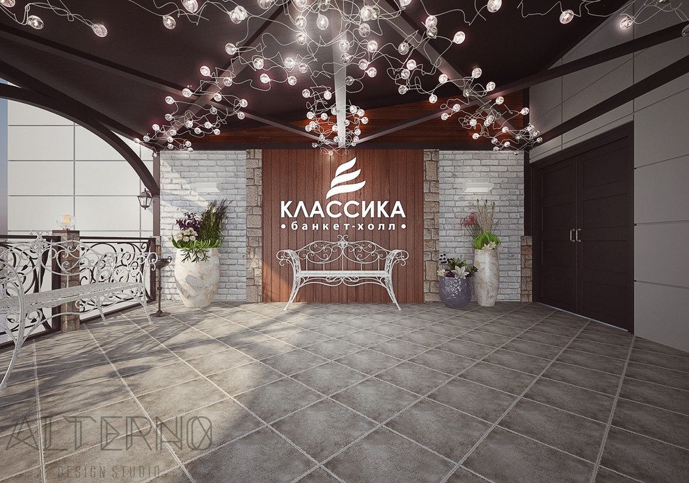 Обложка проекта: Дизайн крыльца банкетного зала