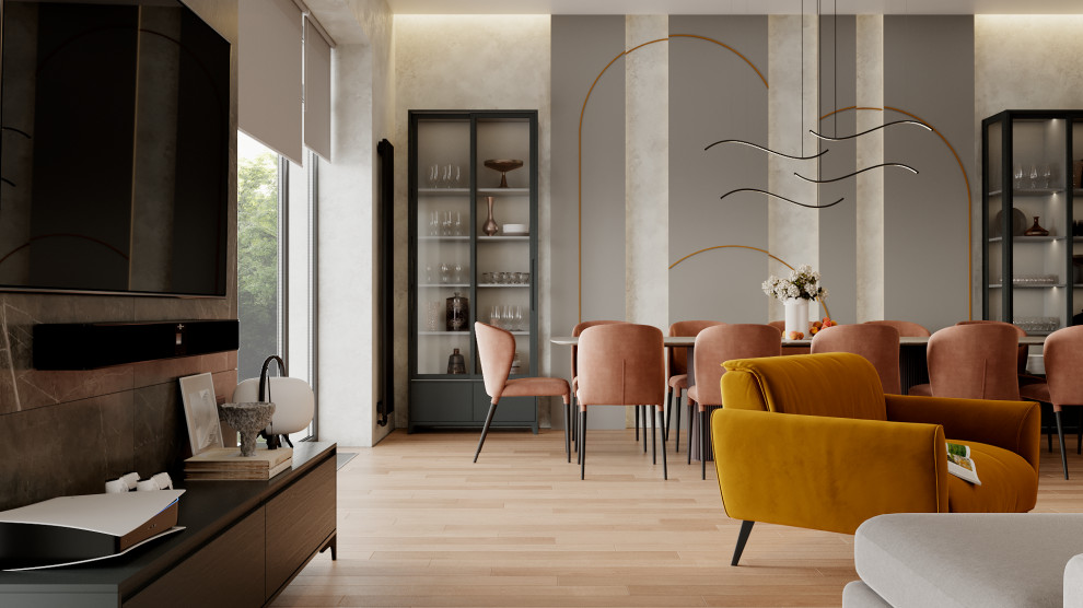 Загородный дом в стиле контемпорари