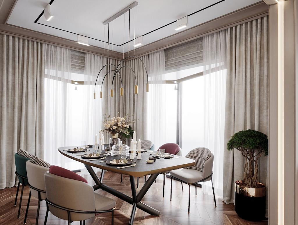 Частный интерьер таунхаус