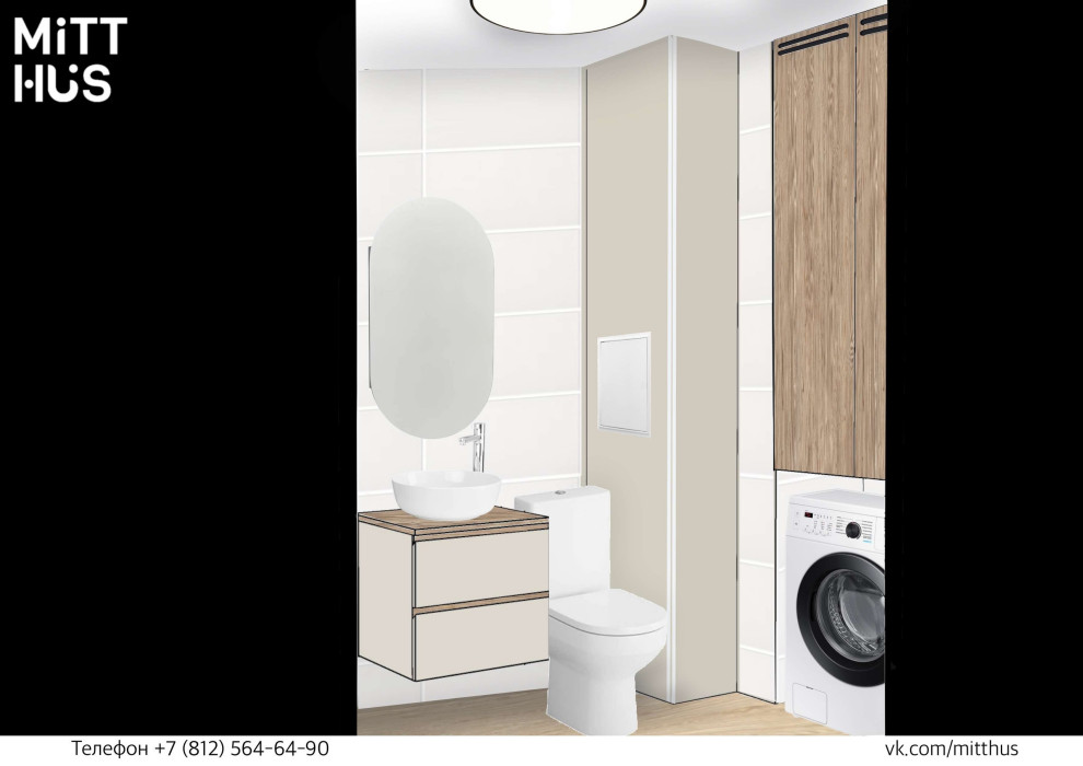 Обложка проекта: Однокмнатная квартира в ЖК Статус у Парка Победы