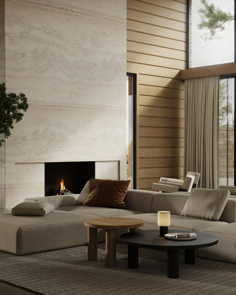 Обложка проекта: Дом из клееного бруса, интерьер