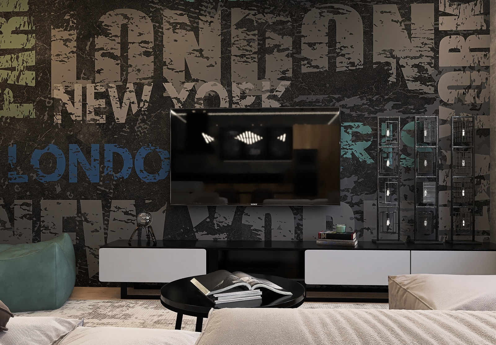 Брутальная двушка для холостяка