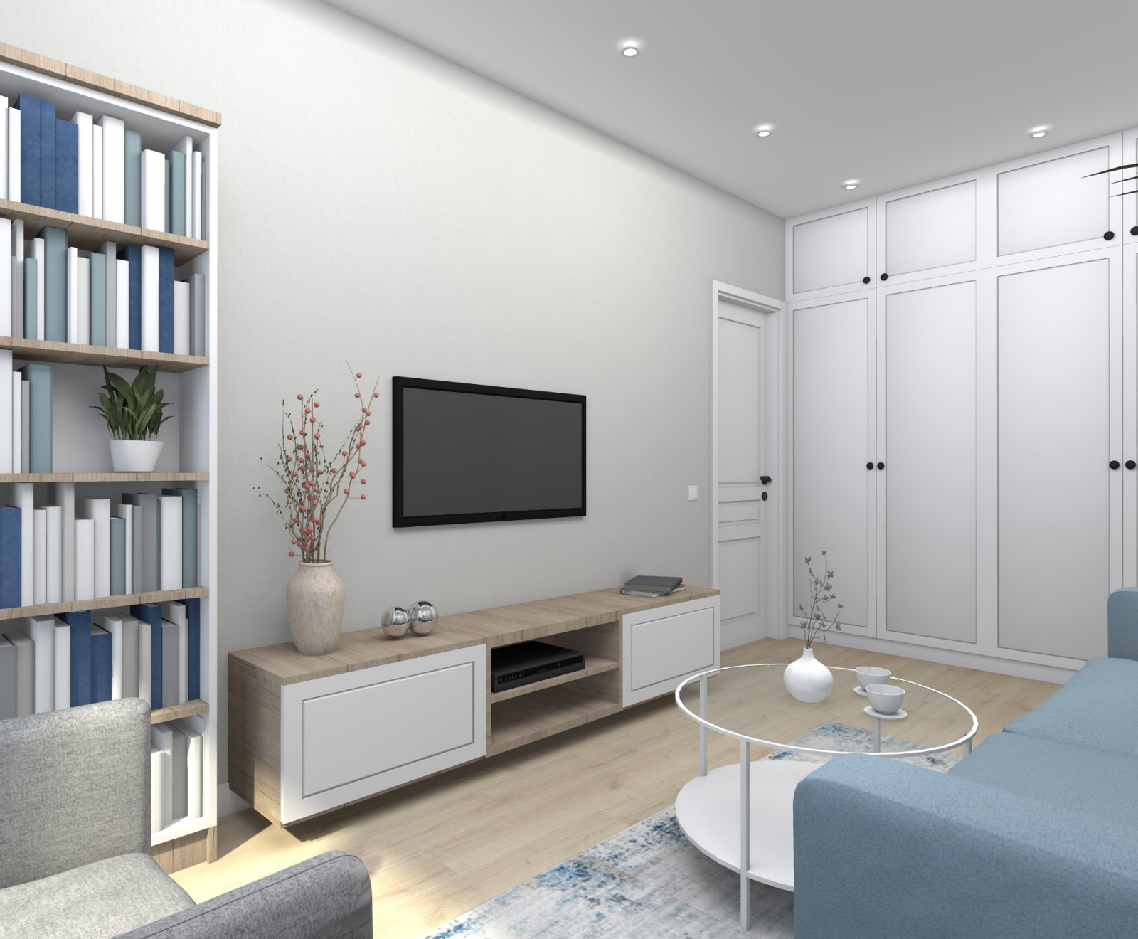 Дизайн-проект двухкомнатной квартиры по ул. Суворова