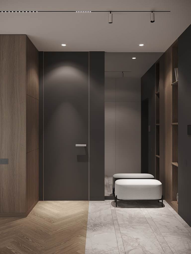 Квартира в современном стиле, ЖК «Duderhof Club», 146 кв.м.