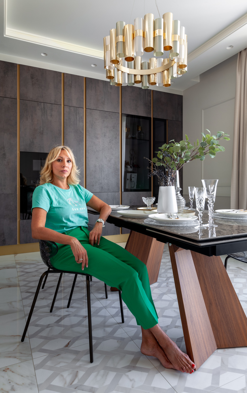 Проект напечатанный в журнале INTERIOR COLLECTION