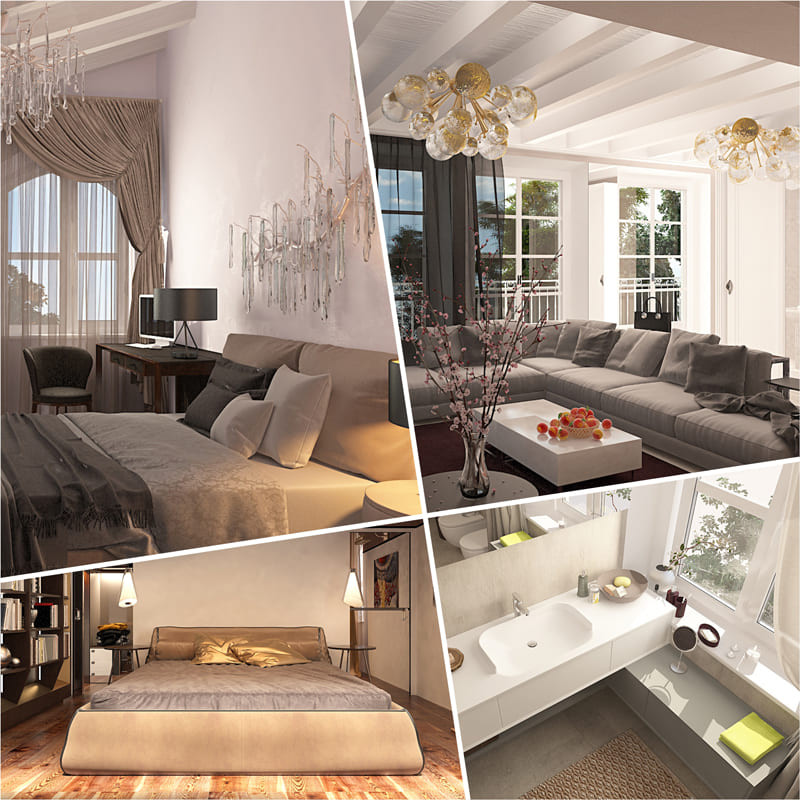 Обложка проекта: Двухэтажная квартира. Милан, Италия