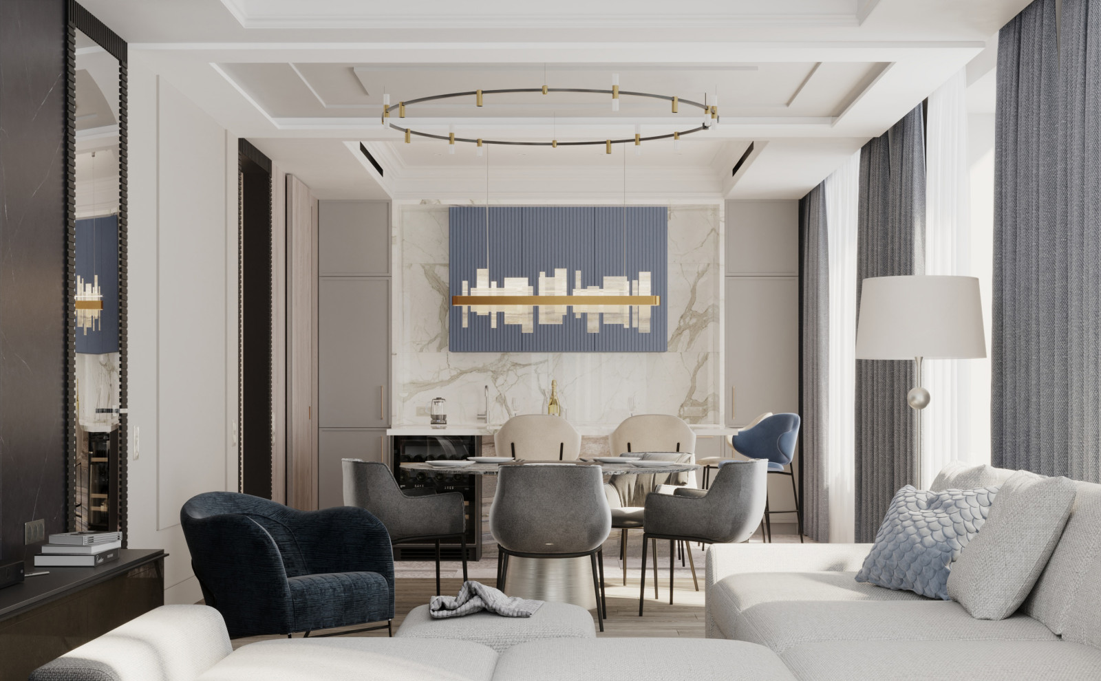 129,3 м2 ЖК "Серебряный парк"