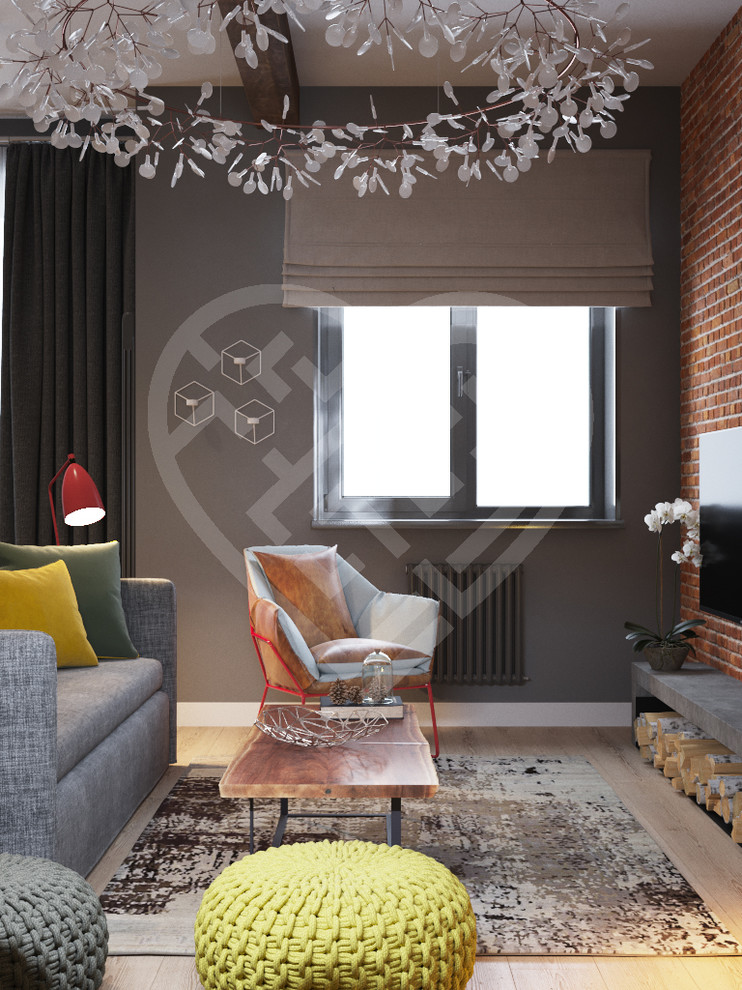 Дизайн интерьера коттеджа в стиле Лофт в Москве