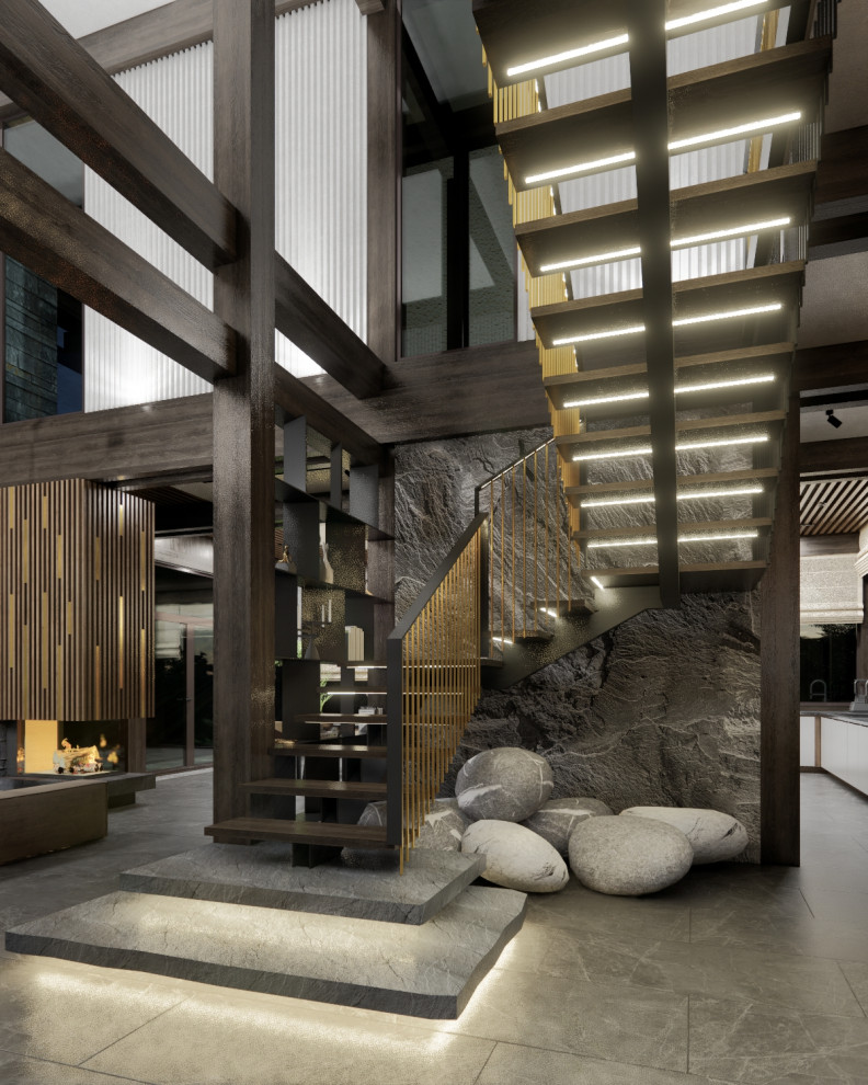 Living room/Stair hall (Forest line)