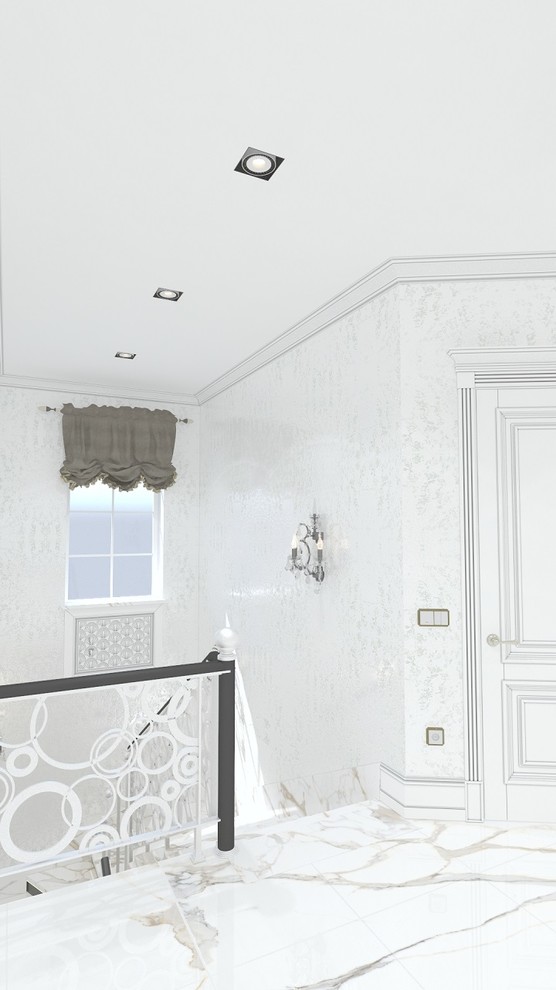 Дизайн-проект дома в стиле современная классика