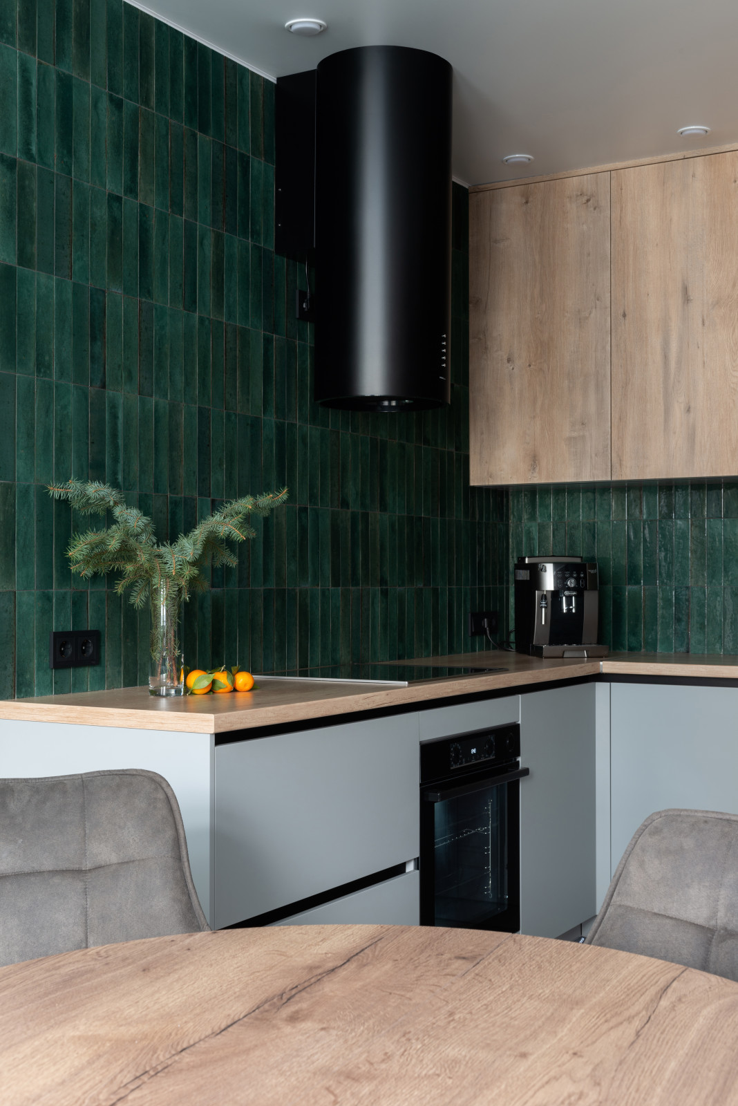 Обложка проекта: Реализованный проект квартиры 40 м2