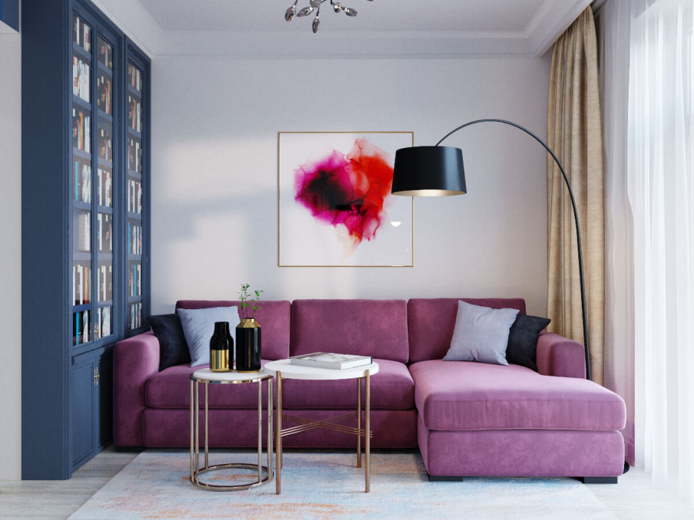 Обложка проекта: Дизайн квартиры 64 м2 ЖК Мичуринский