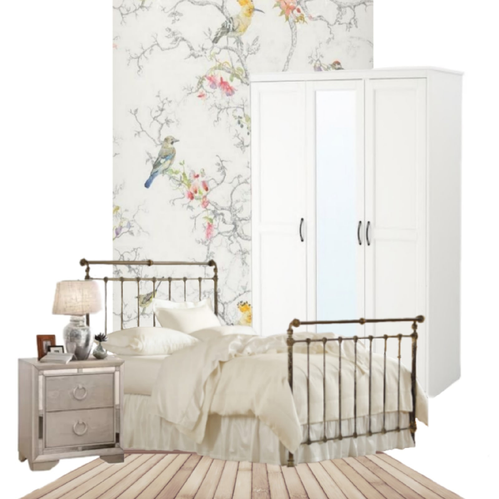 Практика в ZimArt studio (мудборд спальни)