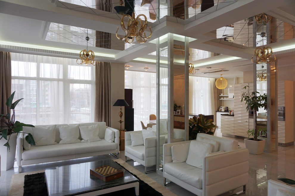 Обложка проекта: Примеры работ - Кухня-гостиная