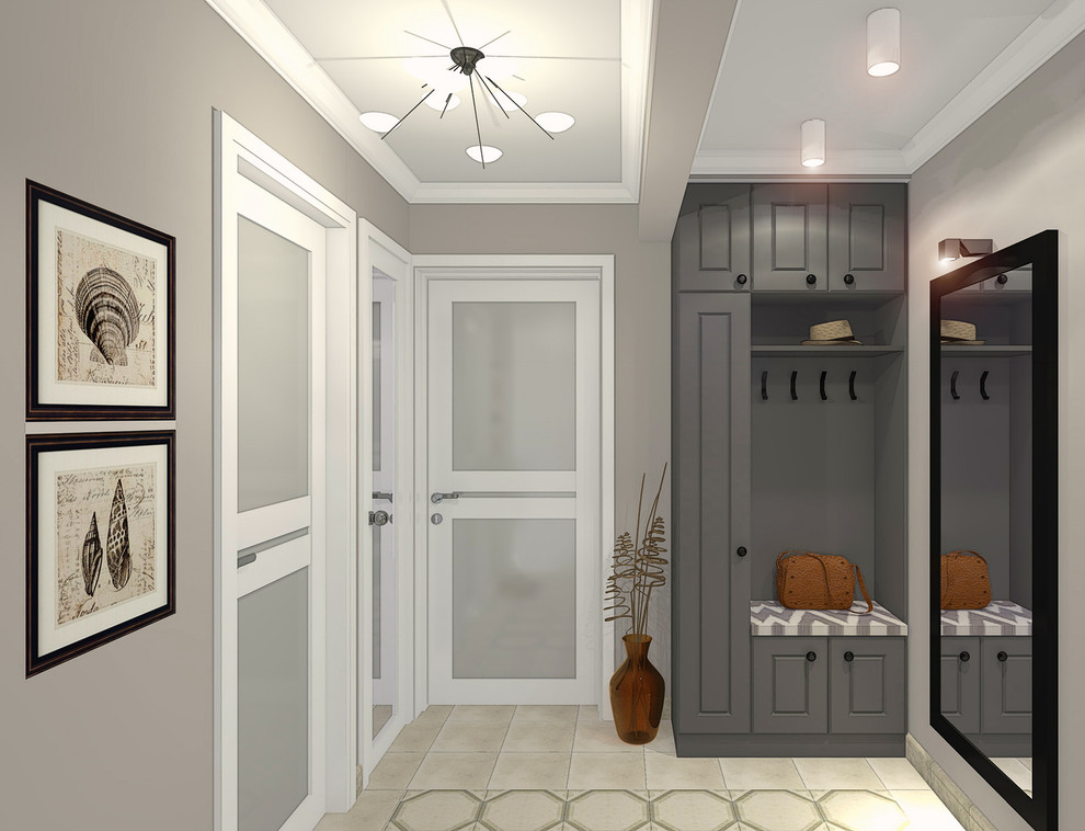 Дизайн-проект с перепланировкой в трехкомнатной квартире в панельном доме