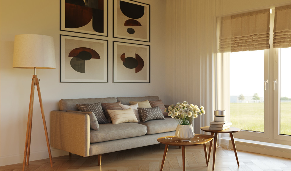 Обложка проекта: Гостиная в частном доме