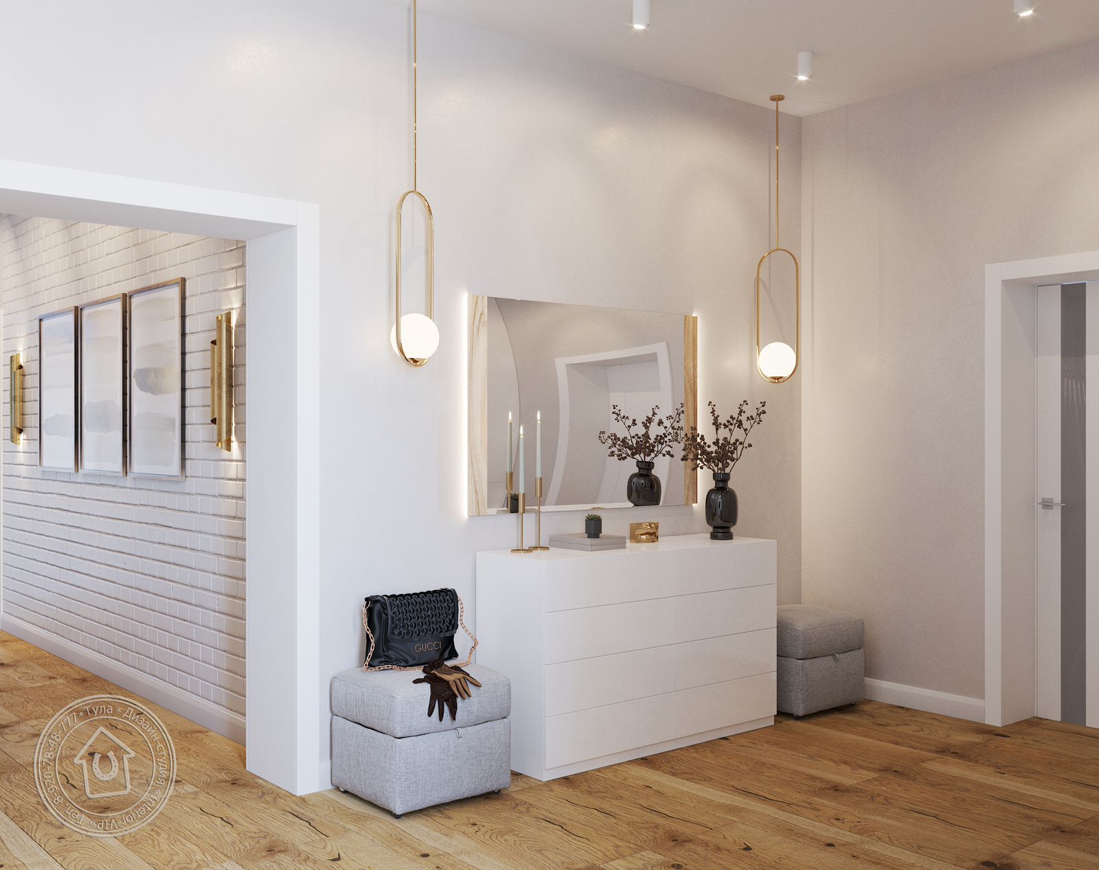 Дизайн проект прихожей
