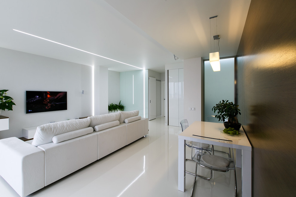 Белый интерьер