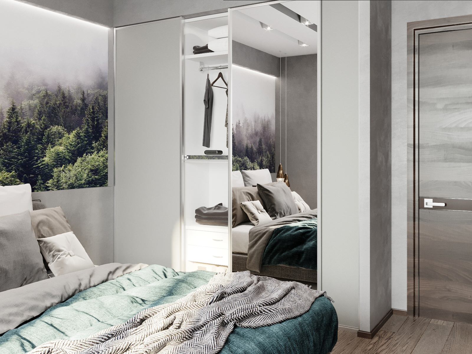 Дизайн квартиры в современном стиле.