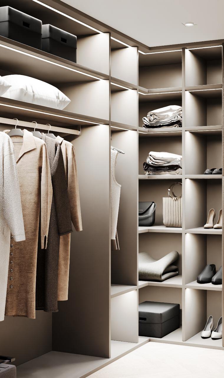 Квартира в современном стиле с природным уклоном