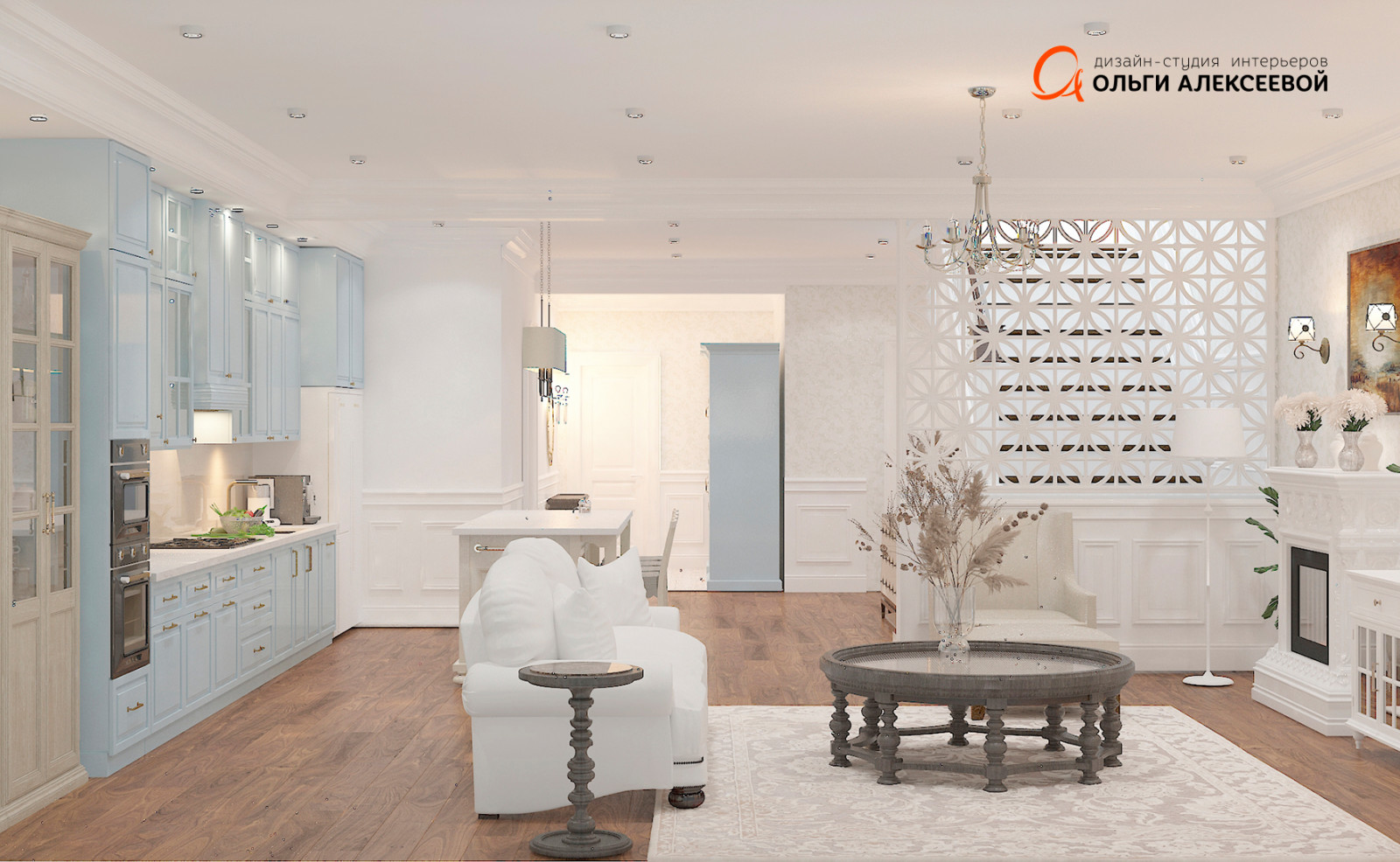 Американская классика в таунхаусе площадью 310 м2.