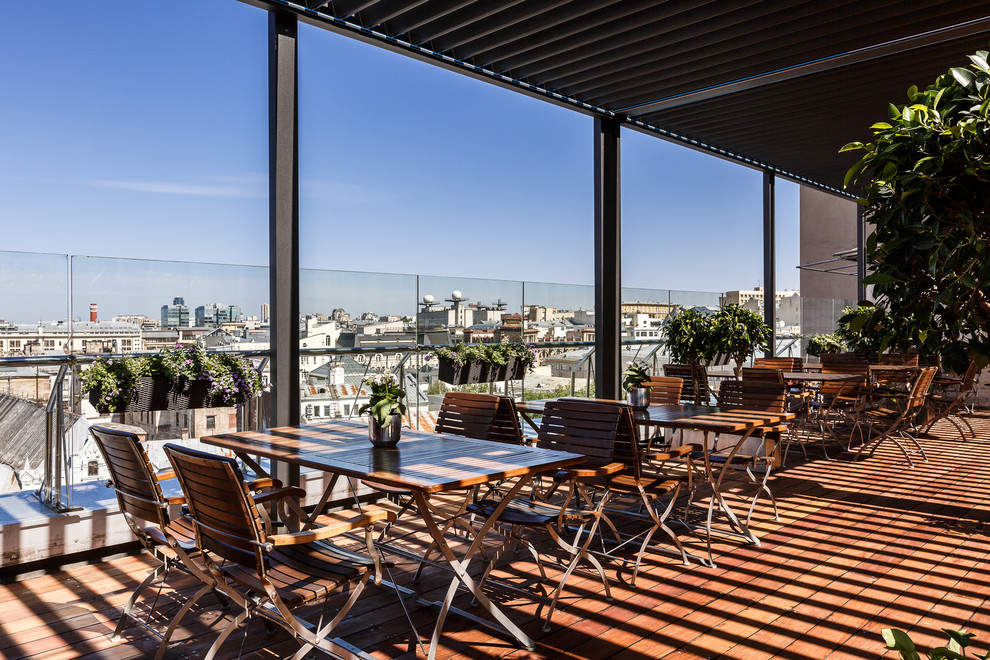 Обложка проекта: Биоклиматиеская конструкция для веранды на крыше гостницы HYATT