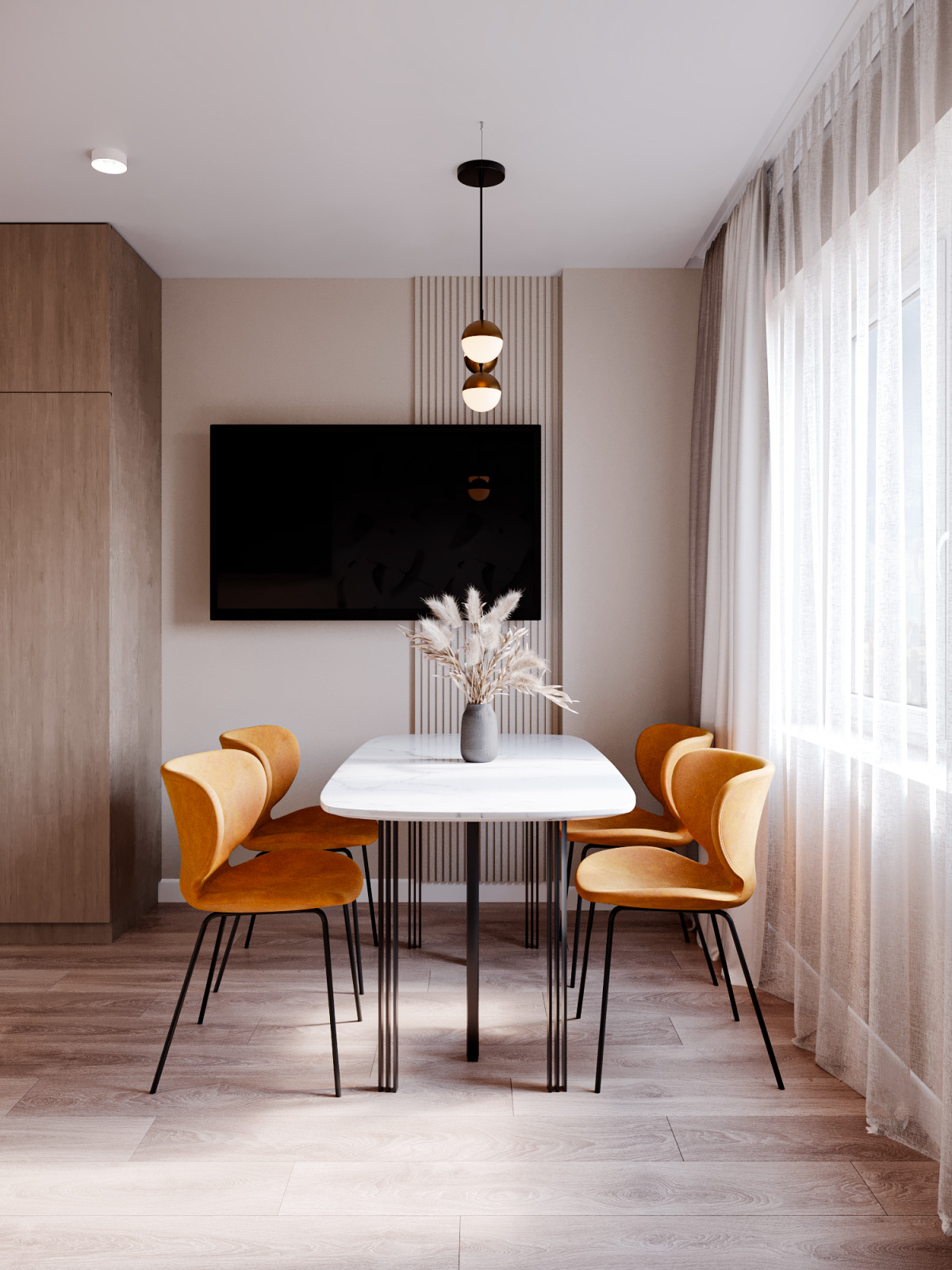 Трехкомнатная квартира 88м2