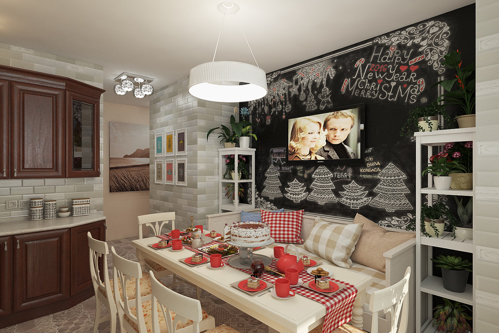 Графит и мел на кухне