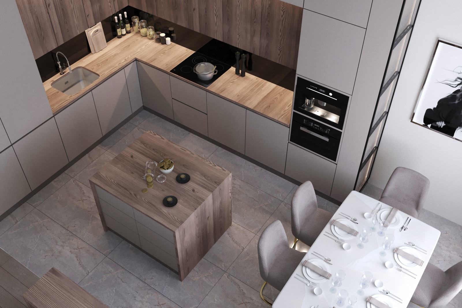 Обложка проекта: ЖК небо квартира в современном стиле