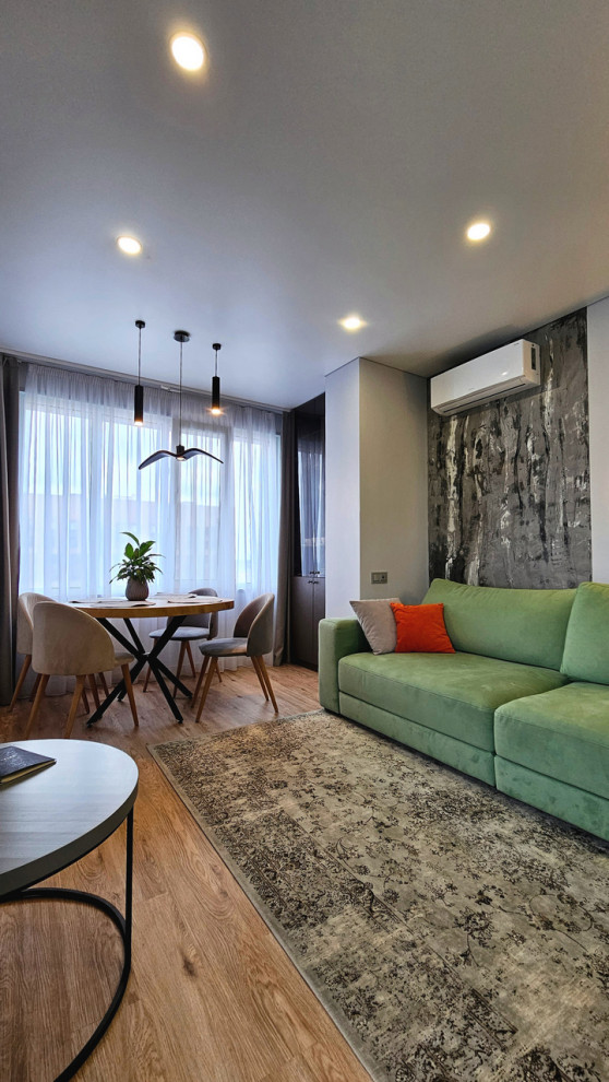 Квартира с цветными акцентами