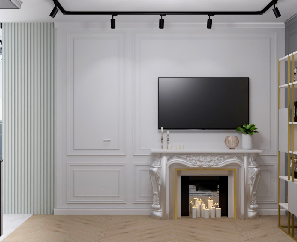 Буржуазная Эклектика в ЖК Крылья. 2к.кв. - 55 метров