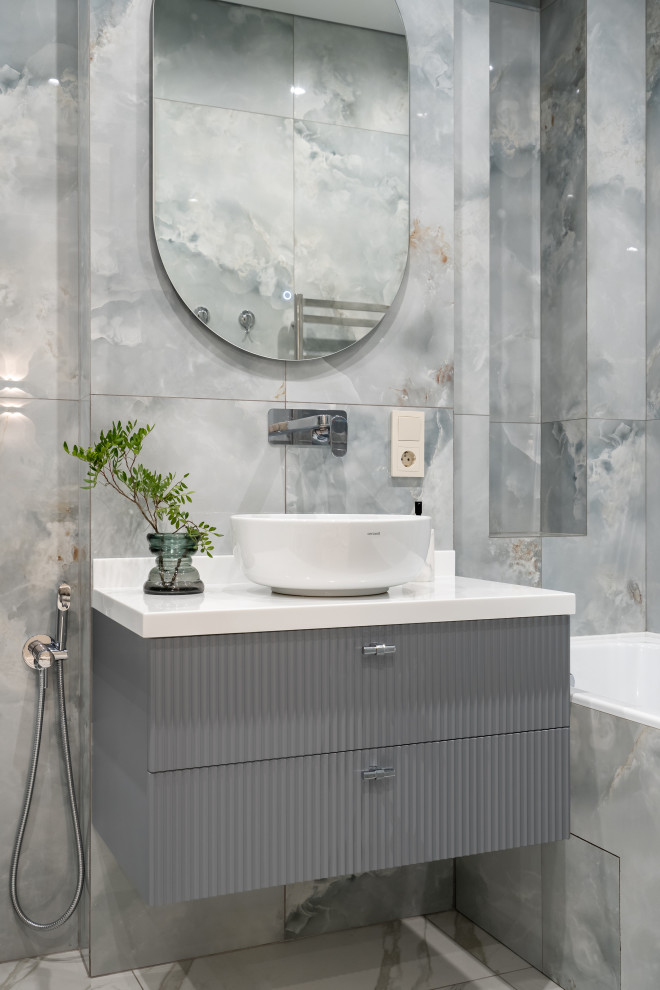 Полная меблировка квартиры в ЖК "Дом на Ярославской" дизайнер Елена Мархаюк