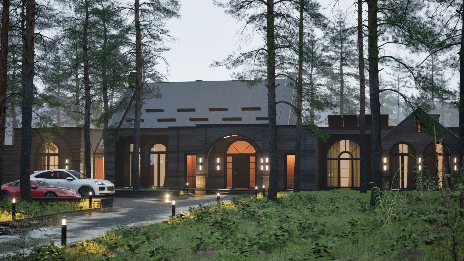 Загородный дом в стиле современный Голландский Модерн (Dutch modern house)