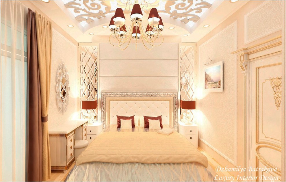 Обложка проекта: Спальня в неоклассическом стиле