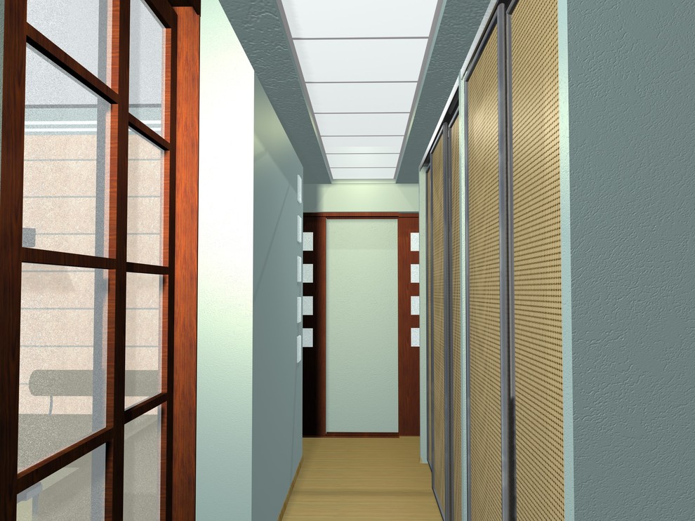 Обложка проекта: интерьер квартиры с элементами японского стиля