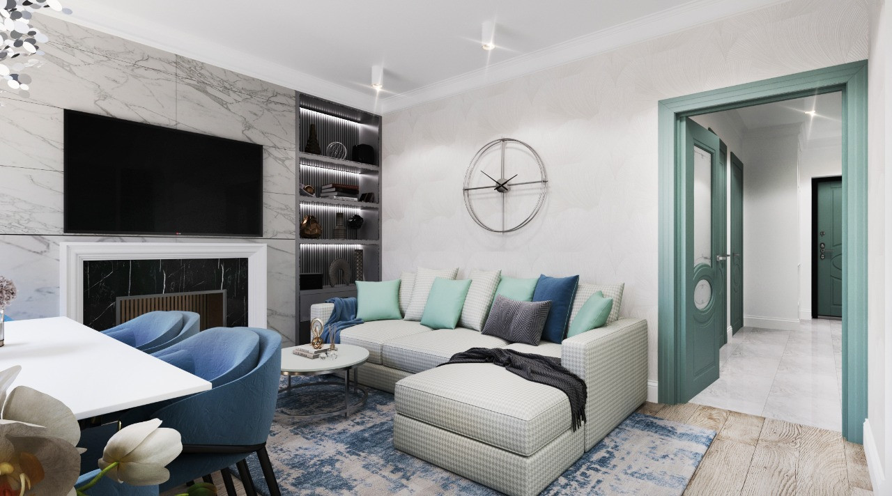 Тепло очага. Гостиная.