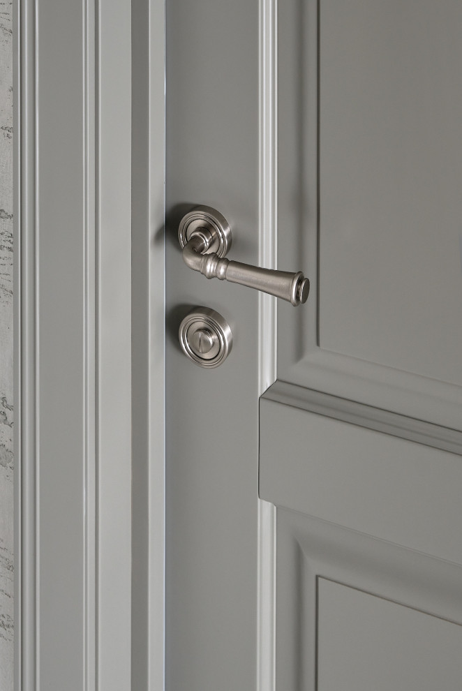 Серые Кантри в современном интерьере