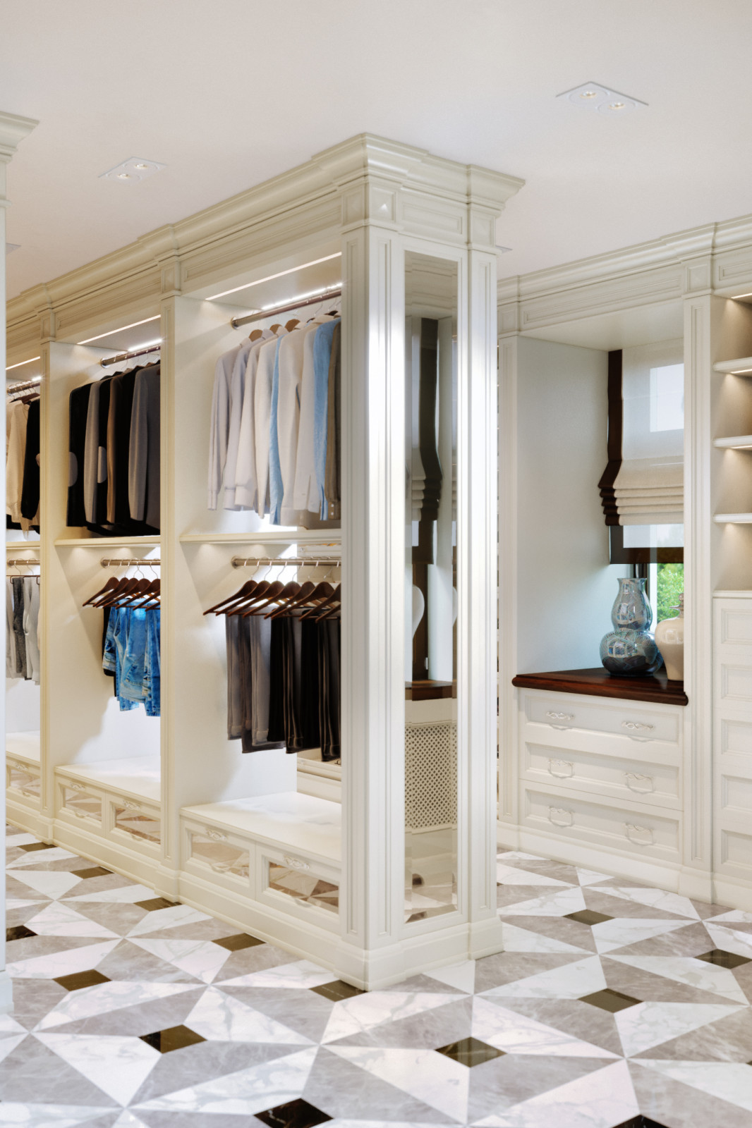 Лайково, гардеробная