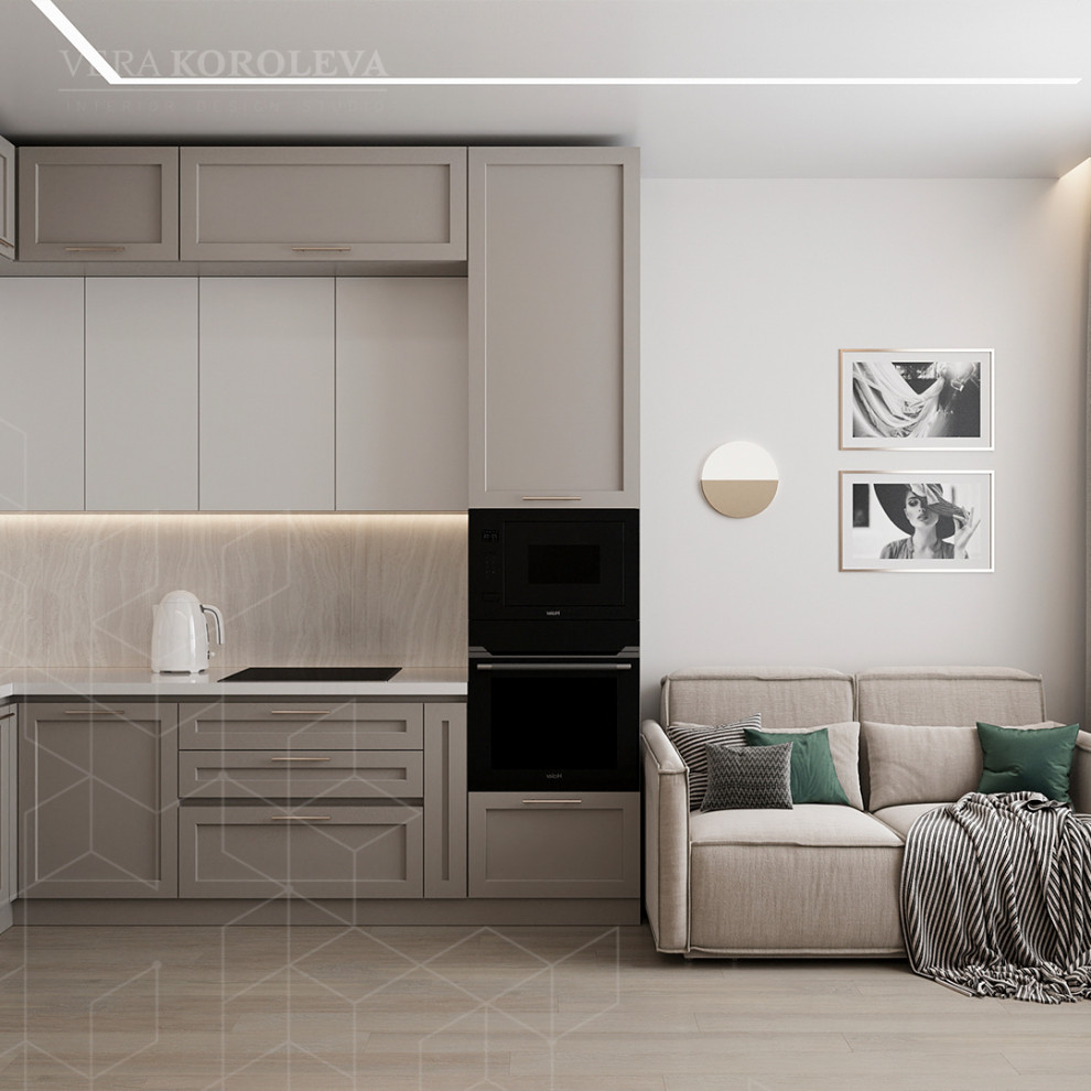 Дизайн-проект двухкомнатной квартиры в Москве в ЖК "Первый Московский"