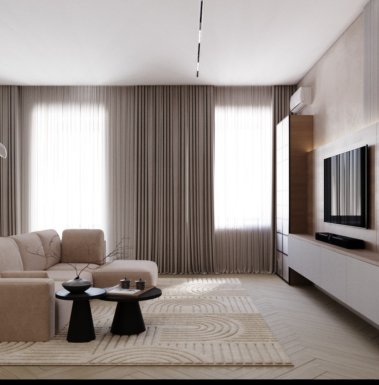 Дизайн проект квартиры в современном стиле