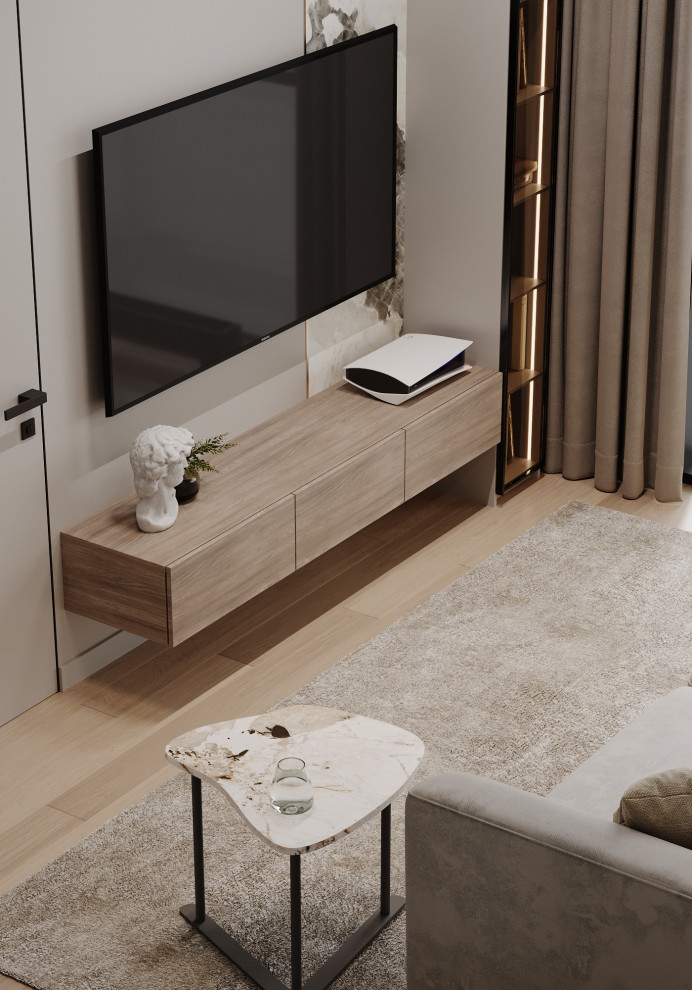 Интерьер квартиры в ЖК "Метрополия"