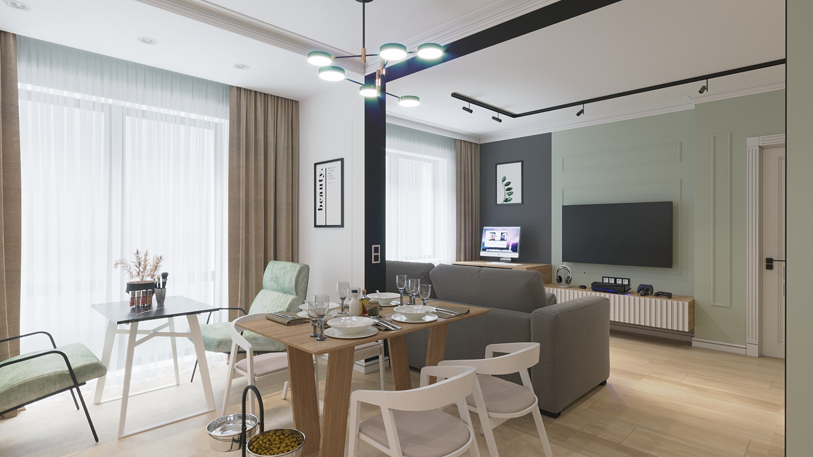 Обложка проекта: Квартира современная классика