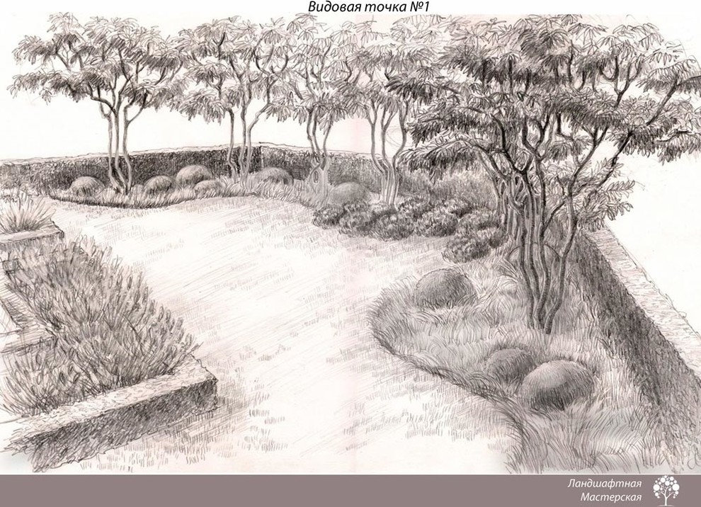 «Концепция озеленения «Дом на море», 60 соток