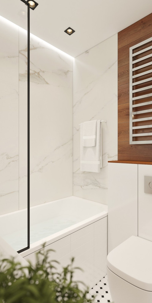 Интерьер квартиры 70 кв.м. для семьи с двумя детьми