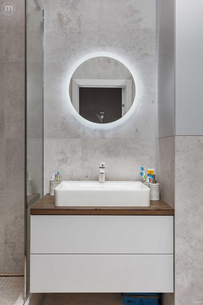 Обложка проекта: Светлая ванная комната