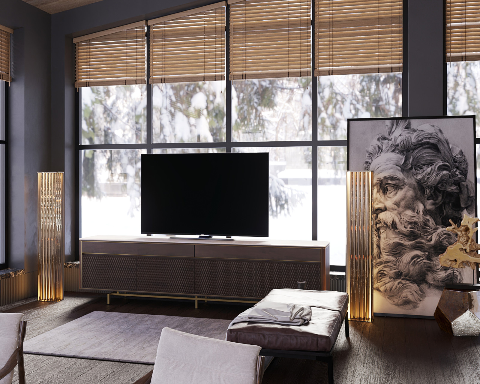 Дизайн интерьера в КП Сосновый Бор село Нижний Ольшанец, Белгородский район