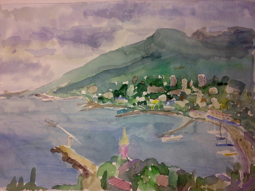 картины акварелью