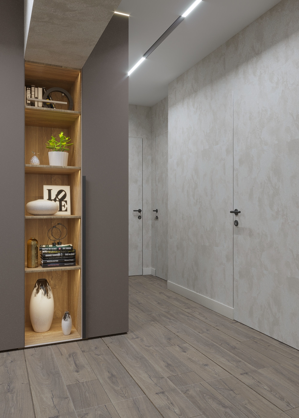 Современная квартира для молодой пары