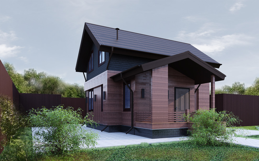 Обложка проекта: Фасадные решения жилого дома