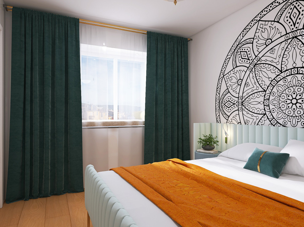 Двухкомнатная квартира в стиле фьюжн